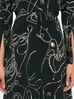 Victoria Beckham Dolman Dress -Ottodisanpietro 1325WDR005231B DARK PINE victoria beckham dress OTTODISANPIETRO 5