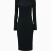 Victoria Beckham Long-sleeve Fitted Dress