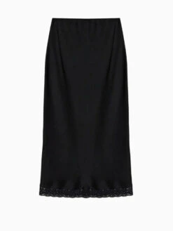 Victoria Beckham Lace-trimmed Pencil Skirt