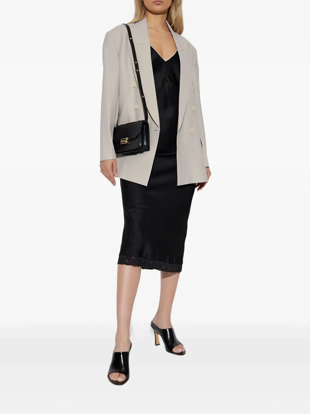 Lace-trimmed pencil skirt Victoria Beckham Lace-trimmed Pencil Skirt -Ottodisanpietro 1325WSK006458A BLACK Victoria Bekcham skirt OTTODISANPIETRO 2