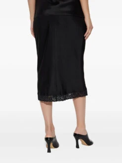Victoria Beckham Lace-trimmed Pencil Skirt 3 Victoria Beckham Lace-trimmed Pencil Skirt -Ottodisanpietro 1325WSK006458A BLACK Victoria Bekcham skirt OTTODISANPIETRO 4