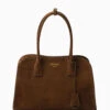 Prada Medium Suede Tote Bag