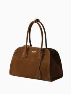 Prada Medium Suede Tote Bag -Ottodisanpietro 1BG572 VOOY 2C4S F0324 bolso Prada ottodisanpietro