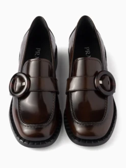 Prada Loafers With Buckle -Ottodisanpietro 1D979N F035 P39 F0038 loafers prada OTTODISANPIETRO 5