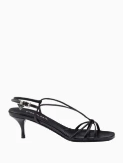 Prada Heeled Leather Sandals