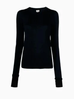 Toteme Crew-neck Thumbslot Jumper