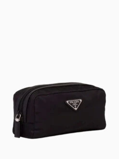 Prada Re-Nylon Wash Bag -Ottodisanpietro 2NA045 2DMH F0002 Prada black pouch OTTODISANPIETRO 3