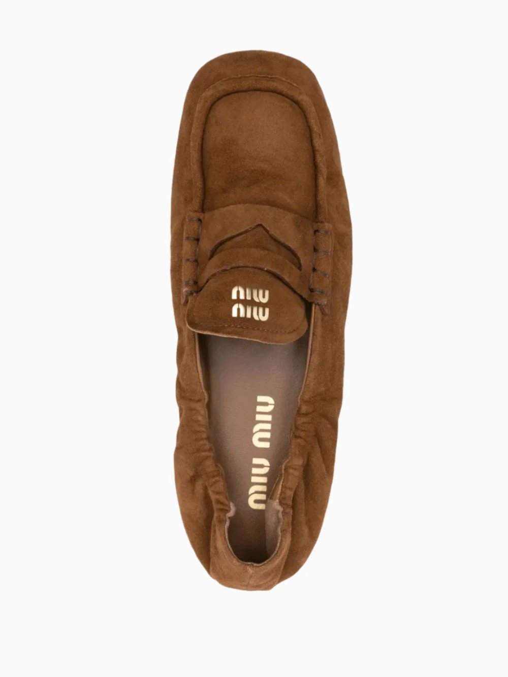 Ruches loafers Miu Miu Ruches Loafers -Ottodisanpietro 5D341E FD005 008 F0316 Miu Miu loafers suede OTTODISANPIETRO 4