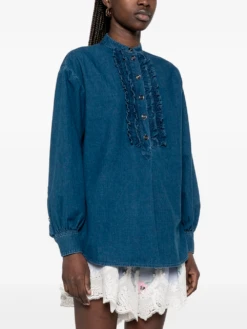 Valentino Denim Shirt -Ottodisanpietro 6B3DB02Z 94B 558 shirt valentino OTTODISANPIETRO 3