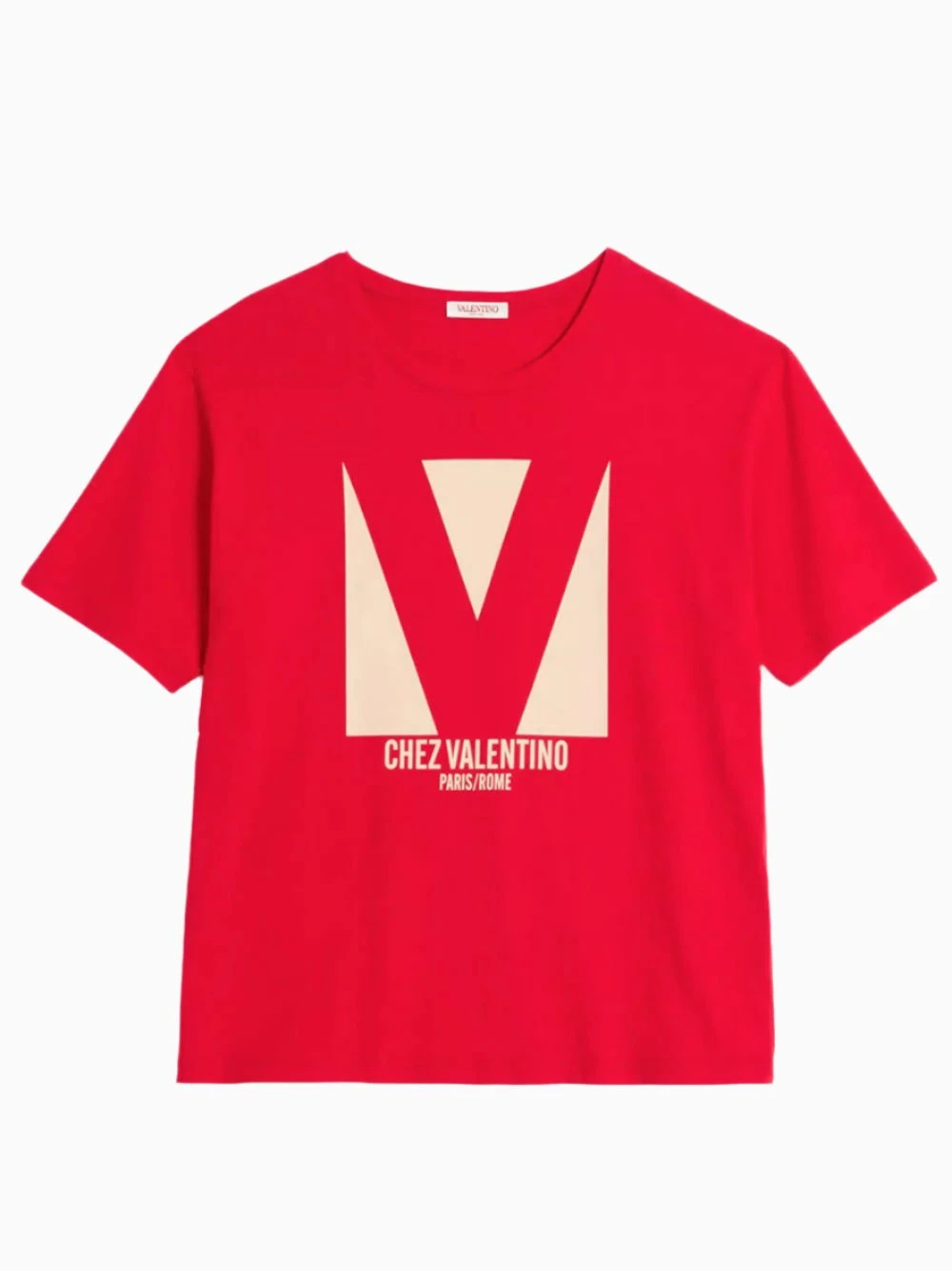 T-shirt with print Valentino T-shirt With Print -Ottodisanpietro 6B3MG24H 95W R9B Valentino t shirt logo OTTODISANPIETRO 1