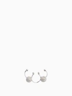 Valentino Crystal Nose Ring