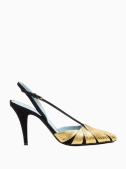 Valentino Foliefoliage Slingback Pumps