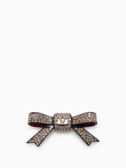 Valentino Vlogo Signature Hair Clip