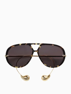 Bottega Veneta Drop Aviator Sunglasses
