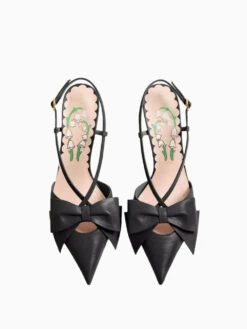 Valentino Bowow Slingback Pumps -Ottodisanpietro 7W2S0MX5 DDT 0NO Valentino heels OTTODISANPIETRO 3