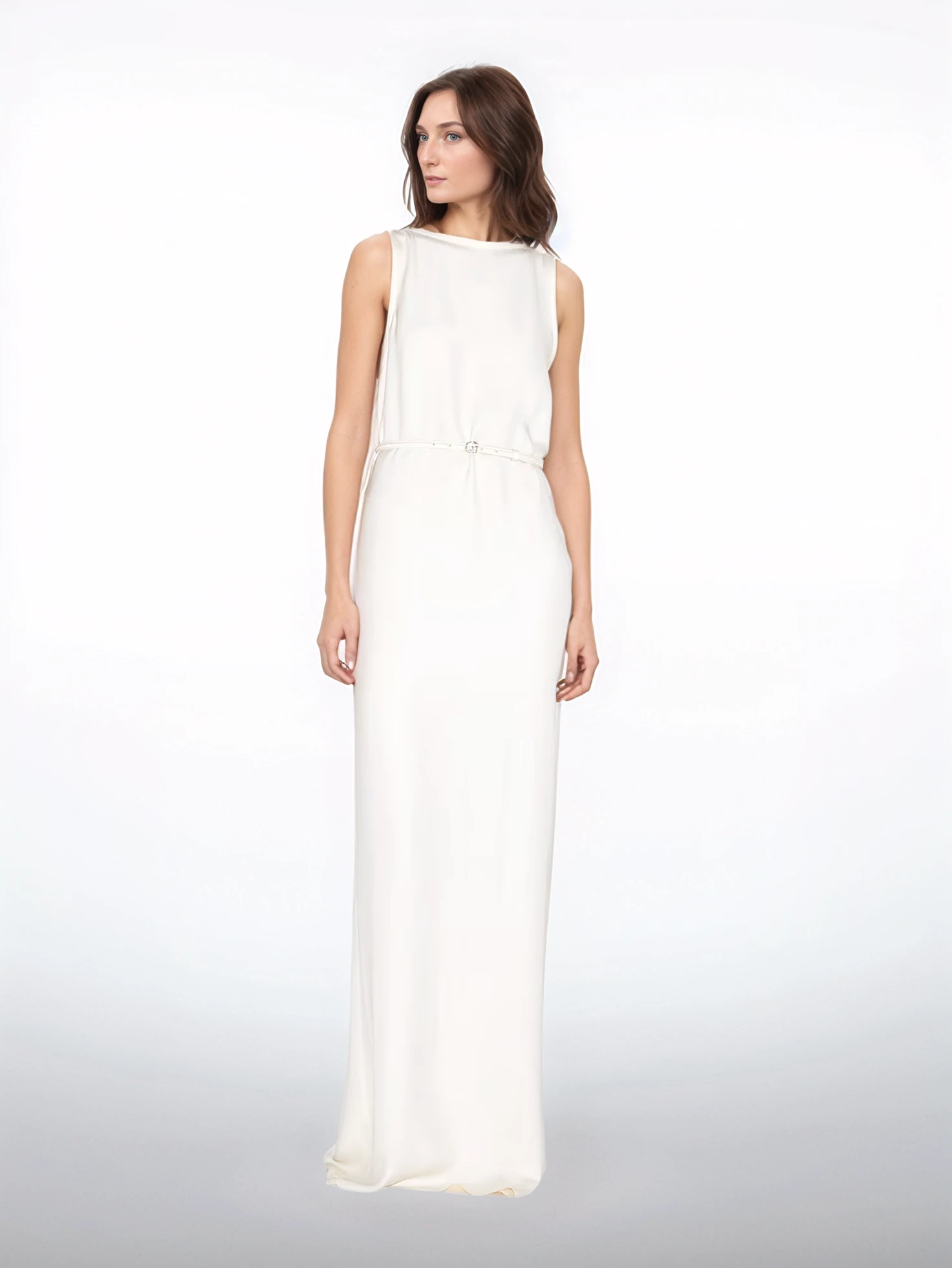 Long silk cady dress Gucci Long Silk Cady Dress -Ottodisanpietro 814053 z8byx 9200 gucci dress ottodisanpietro modelo 2