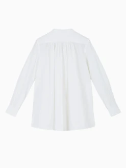 Bottega Veneta Band Collar Shirt -Ottodisanpietro 834991 VA5Y0 9071 Bottega Veneta shirt OTTODISANPIETRO 2