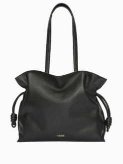 Loewe Large Flamenco Clutch 2 Loewe Large Flamenco Clutch -Ottodisanpietro A411FL1X18 1100 BLACK Loewe flamenco purse OTTODISANPIETRO 2