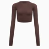 ALAIA Second-skin Knit Cropped Top
