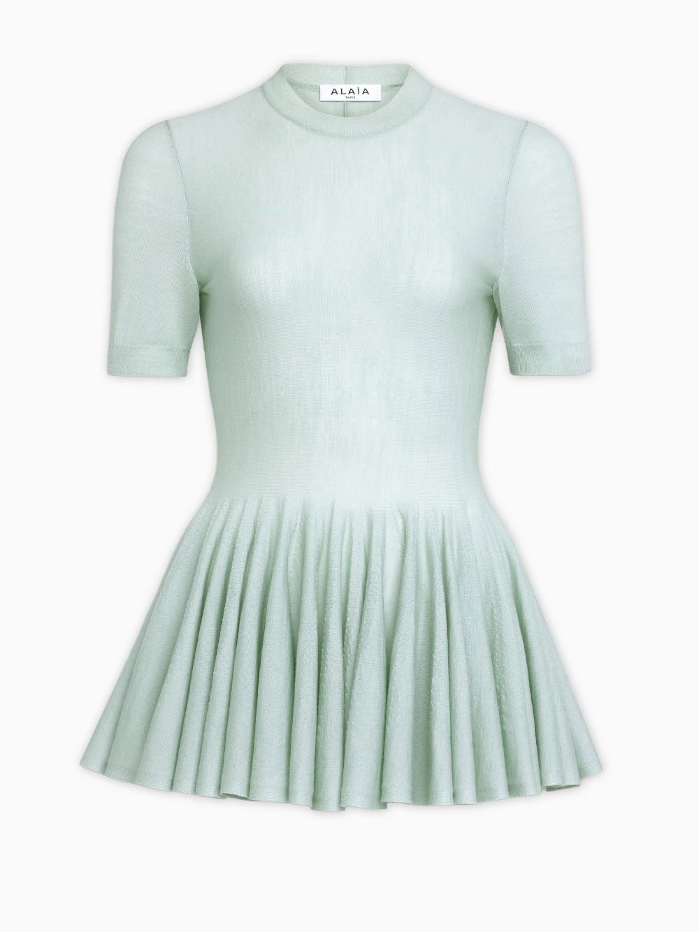 Peplum top ALAIA Peplum Top -Ottodisanpietro AA9H1235M922B 605 top alaia OTTODISANPIETRO