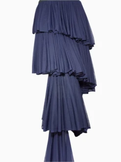 ALAIA Knit Spiral Skirt -Ottodisanpietro AA9J2317K058A 537 Alaia ruffle skirt OTTODISANPIETRO 3