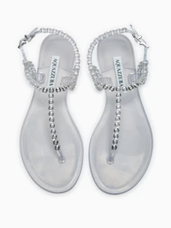 Aquazzura Almost Bare Jelly Sandals -Ottodisanpietro ABCFLAS0 JLY TRS Aquazzura sandals OTTODISANPIETRO 4