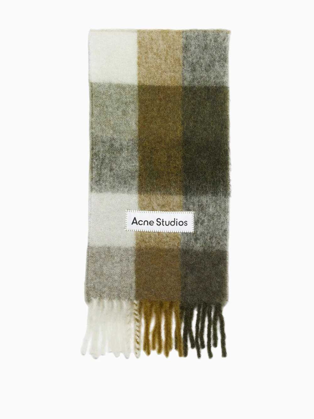 Mohair checked scarf Acne Studios Mohair Checked Scarf -Ottodisanpietro Acne studios scarf OTTODISANPIETRO CA0084 DID 1