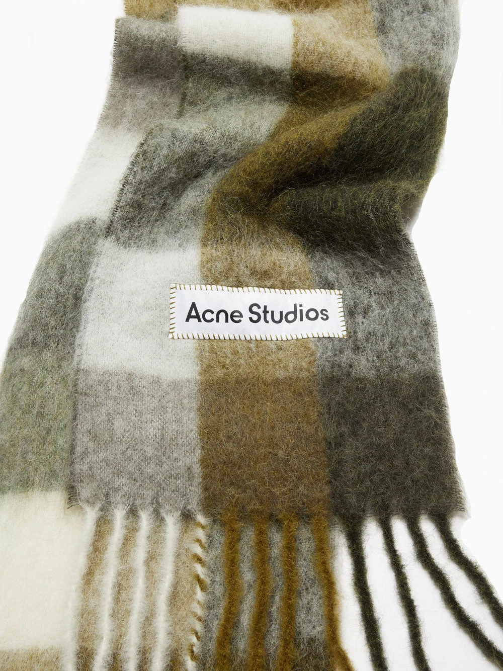 Mohair checked scarf Acne Studios Mohair Checked Scarf -Ottodisanpietro Acne studios scarf OTTODISANPIETRO CA0084 DID 2