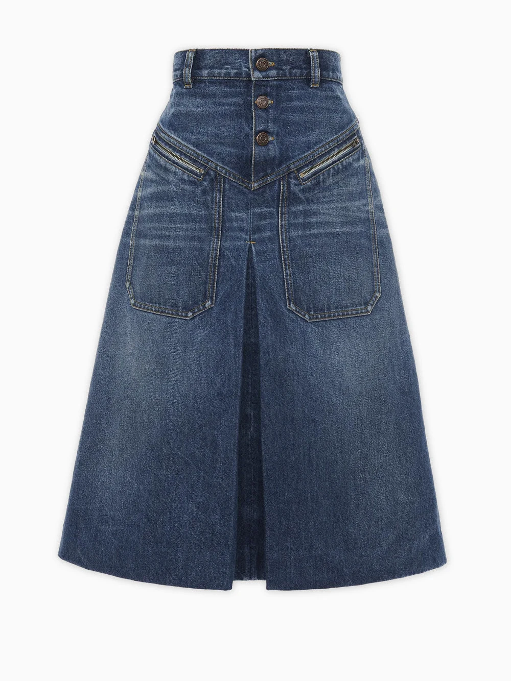 Denim skirt Chloé Denim Skirt -Ottodisanpietro CH25ADJ01251 427 chloe skirt OTTODISANPIETRO