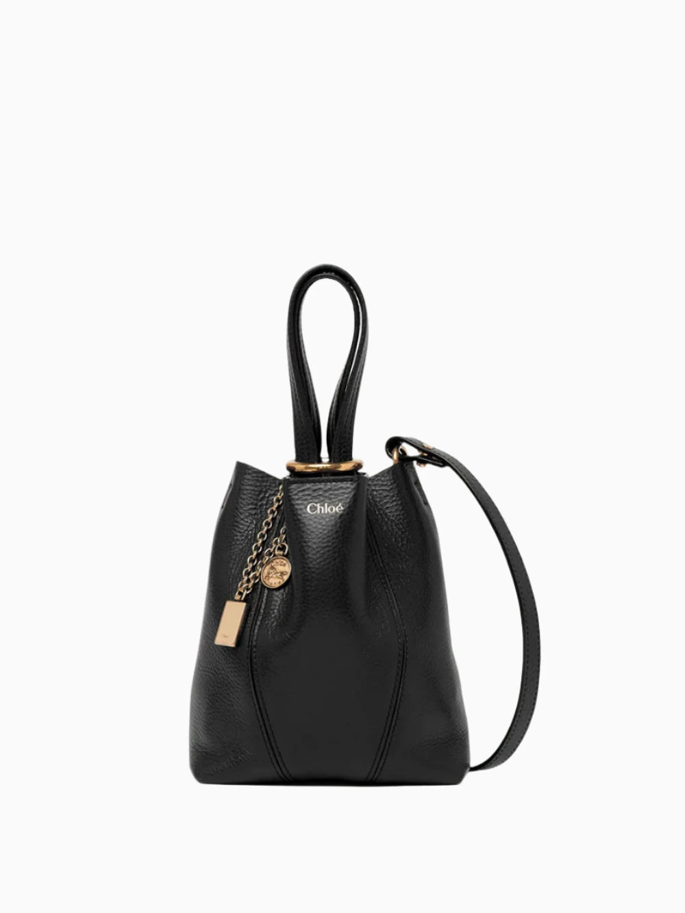 Shopping Spin mini Chloé Shopping Spin Mini -Ottodisanpietro CH25SS812N84 001 Chloe spin bag OTTODISANPIETRO 2