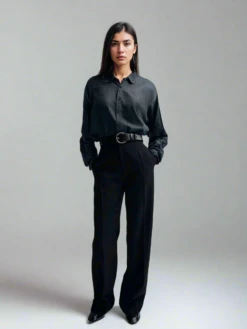 Zipper Trousers -Ottodisanpietro CP101 WO0024 900BK Phoebe Philo zipper trousers OTTODISANPIETRO 3 fcddfd6b 5521 48bb be90 85992007c377