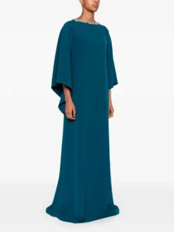 Amarella Gown -Ottodisanpietro DL8361E62 POSEI W SMOKE CRYSTA dress safiyaa OTTODISANPIETRO 3