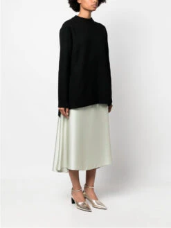 Jil Sander Oversized Jumper 2 Jil Sander Oversized Jumper -Ottodisanpietro J02GP0151 J14506 001 Jil Sander wool jumper OTTODISANPIETRO 3