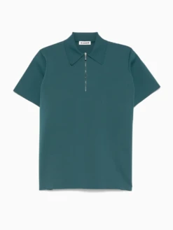 Jil Sander Ribbed Polo Top