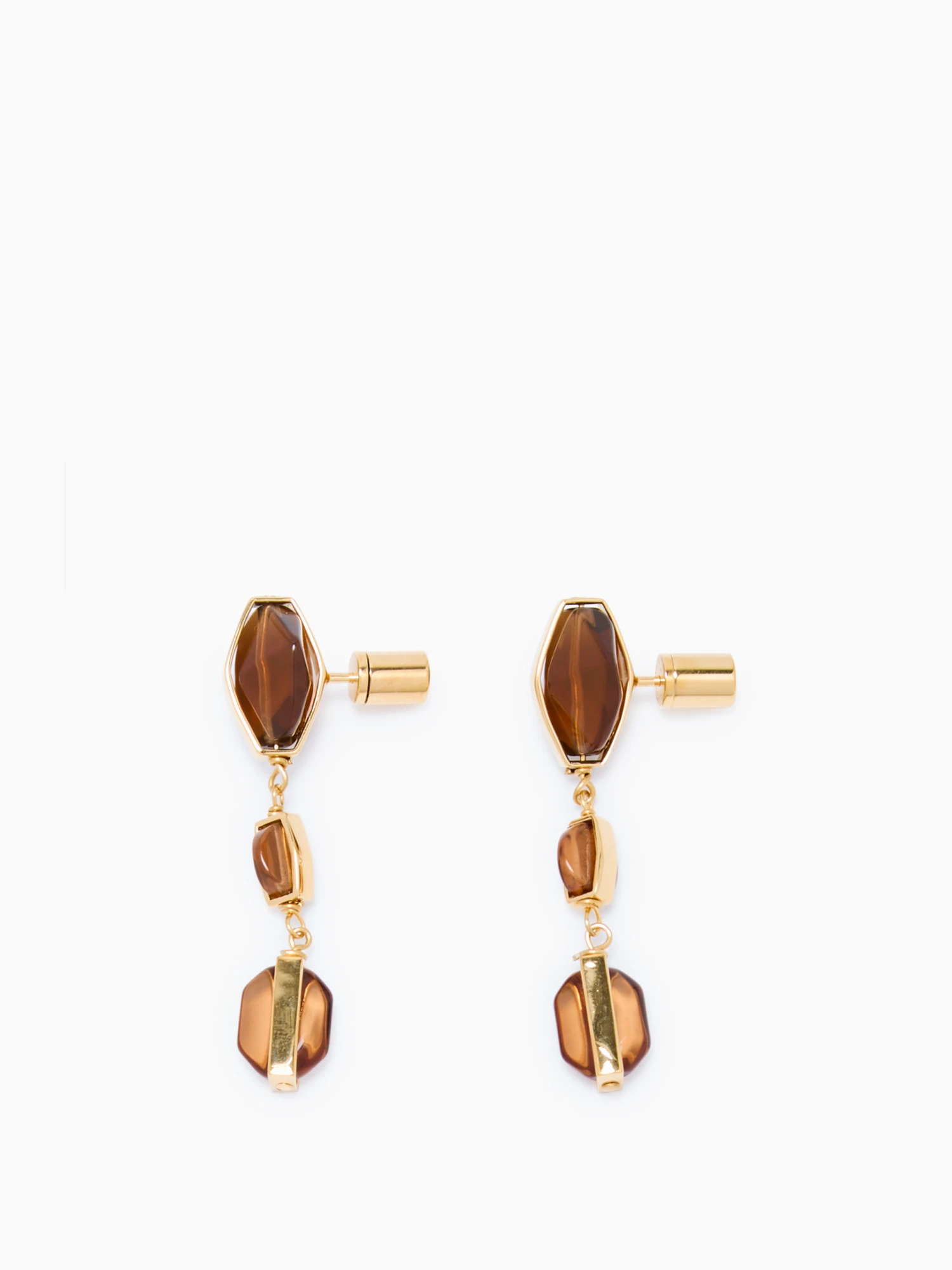 Amber beads earrings Jil Sander Amber Beads Earrings -Ottodisanpietro J12VG0321 P5093 805 Jil Sander earrings OTTODISANPIETRO 1 scaled