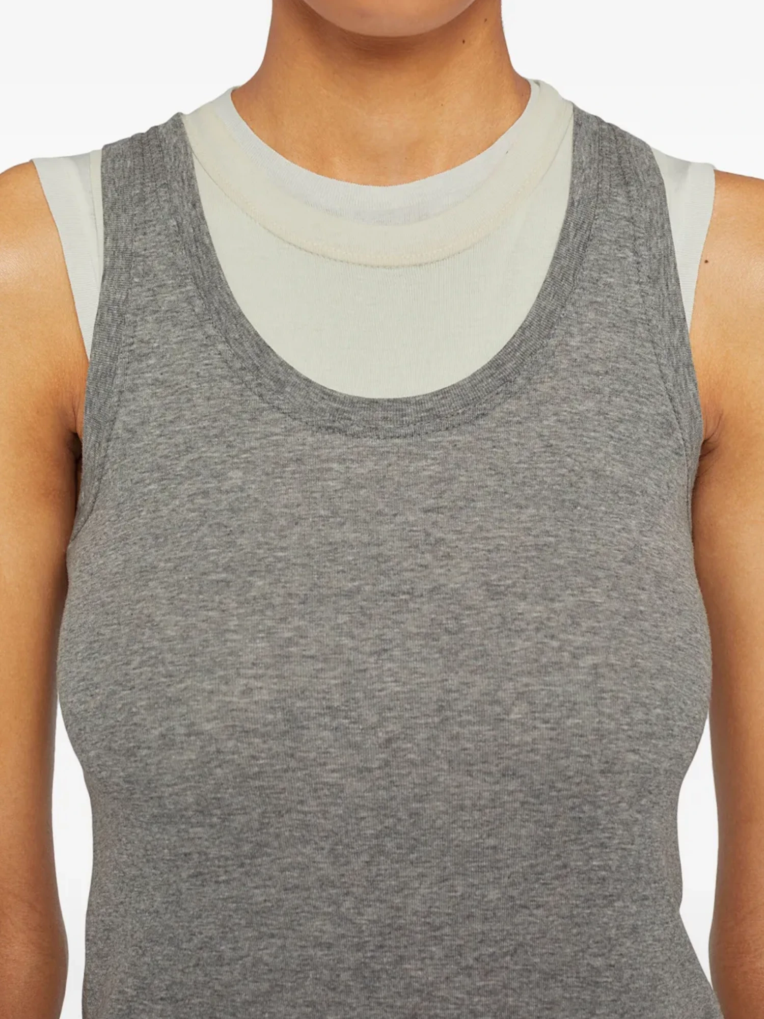 Layered tank top Jil Sander Layered Tank Top -Ottodisanpietro J40FV0106 JTN357 971 tank top jil sander OTTODISANPIETRO 5 scaled