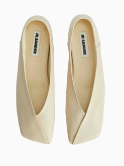 Jil Sander Square-toe Ballerinas -Ottodisanpietro J57WZ0001 P5810 689 ballerinas jil sander ottodisanpietro 5 d5552286 7fca 4f83 a1ab 519e3cb980db