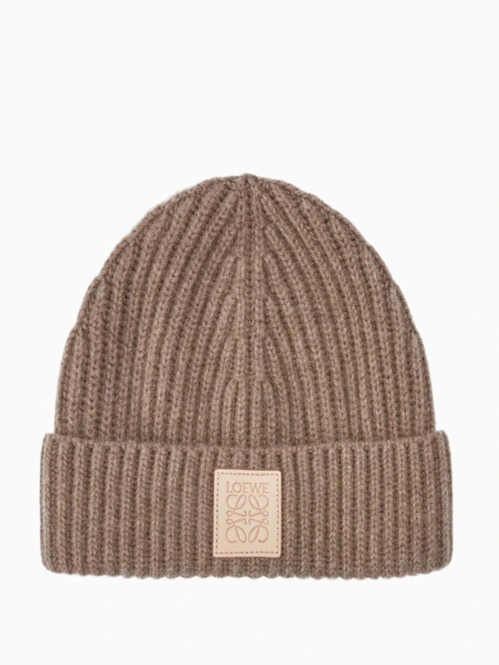 Cashmere beanie Loewe Cashmere Beanie -Ottodisanpietro KSA9OT1X01 2140 BEIGE Loewe beanie OTTODISANPIETRO 1