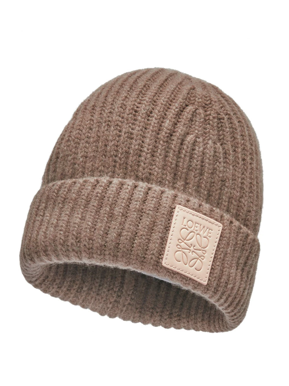 Cashmere beanie Loewe Cashmere Beanie -Ottodisanpietro KSA9OT1X01 2140 BEIGE Loewe beanie OTTODISANPIETRO 2