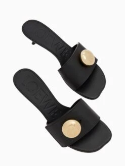 Loewe Pebble Sandals -Ottodisanpietro L815465XAZ 1100 BLACK loewe sandals OTTODISANPIETRO 3