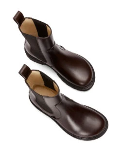 Loewe Blaze Chelsea Boots -Ottodisanpietro LLSBS05X01 3110 DARK BROWN Loewe boots OTTODISANPIETRO 3