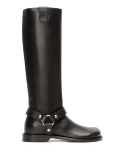 Loewe Campo Biker High Boots -Ottodisanpietro LLSC285X03 1100 BLACK boots loewe ottodisanpietro