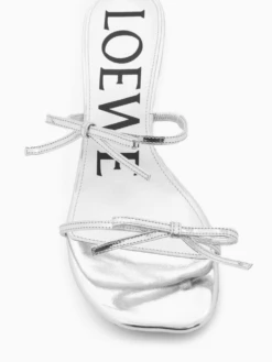 Loewe Petal Sandal 3 Loewe Petal Sandal -Ottodisanpietro LPET465X04 1160 SILVER sandal loewe OTTODISANPIETRO 4