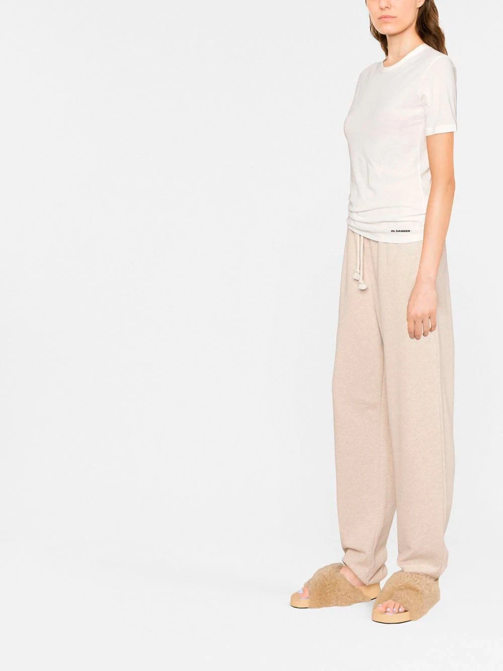 Round-neck short sleeve t-shirt Jil Sander Round-neck Short Sleeve T-shirt -Ottodisanpietro M036645 Jil Sander white t shirt Ottodisanpietro 3