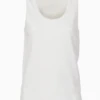 Bottega Veneta Stretch Rib Cotton Tank Top