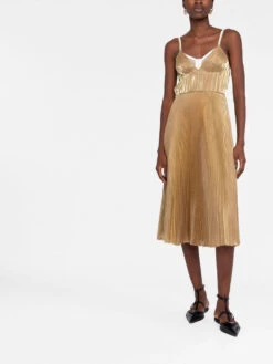 Ottodisanpietro 31 Ottodisanpietro -Ottodisanpietro M037395 Prada pleated midi dress ottodisanpietro 2