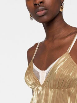 Prada Technical Voile Pleated Midi Dress 4 Prada Technical Voile Pleated Midi Dress -Ottodisanpietro M037395 Prada pleated midi dress ottodisanpietro 3