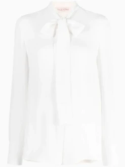 Valentino Georgette Silk Blouse