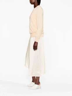 Jil Sander Box-neck Wool Jumper -Ottodisanpietro M038482 JIL SANDER IVORY WOOL JUMPER OTTODISANPIETRO 03