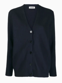 Jil Sander V-neck Wool Cardigan